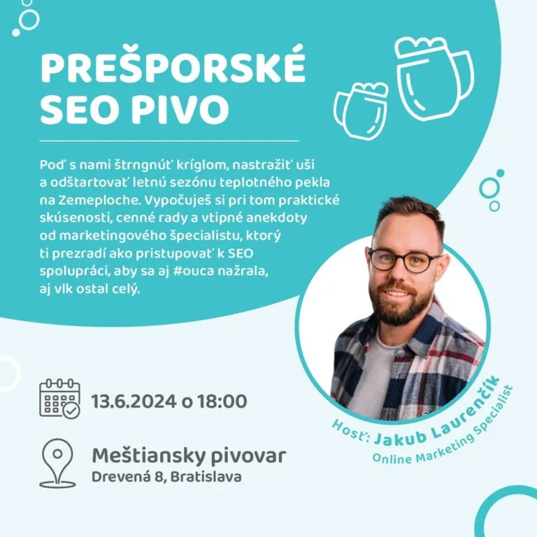 Přednáška na SEO pivu